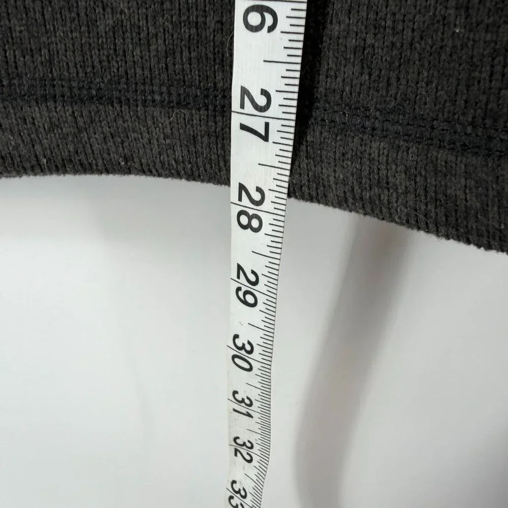 The North Face Sweater Fleece Jacket Men Black Full Zip Outdoor Midweight  L